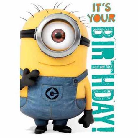 Minions Birthday Sound Card 